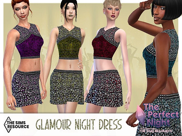 The Perfect Night Glamour Dress by Pelineldis from TSR