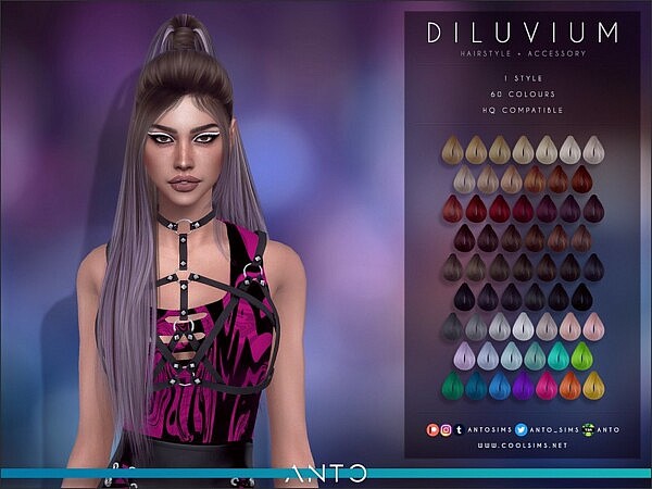 Diluvium hairstyle by Anto from TSR
