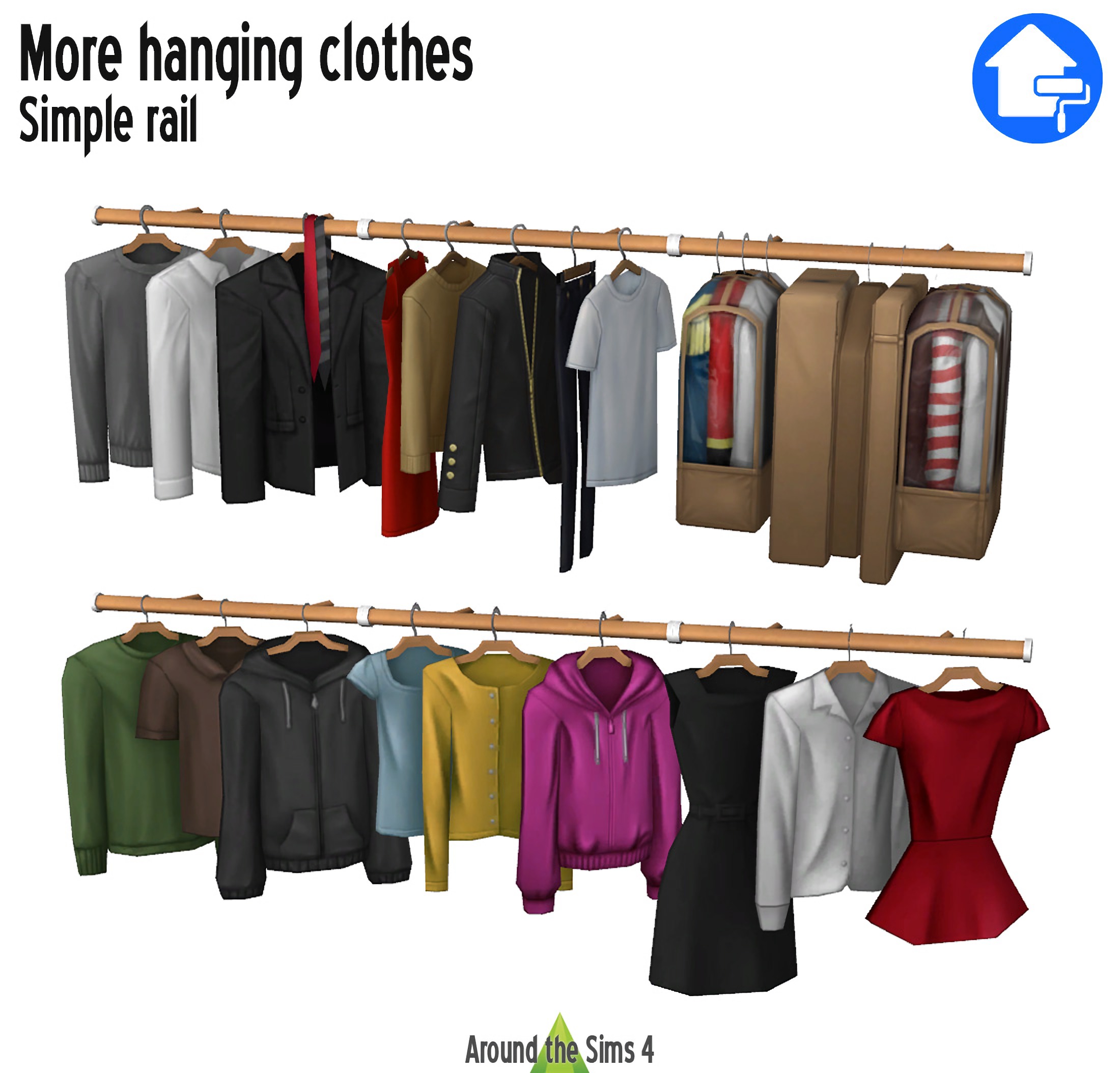 sims 4 hanging clothes