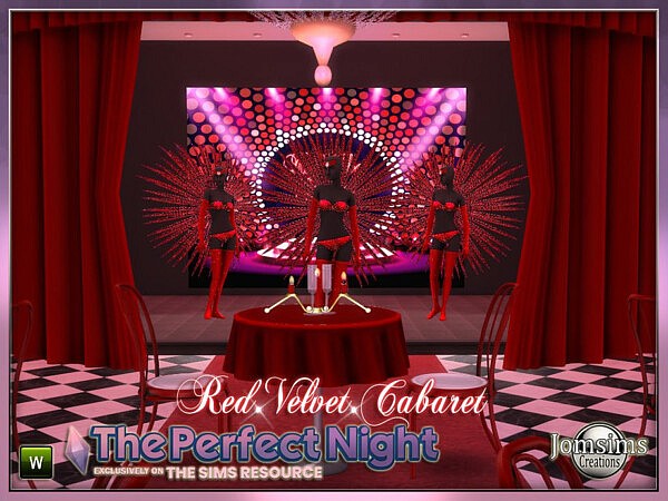 The Perfect Night Red velvet cabaret by jomsims from TSR