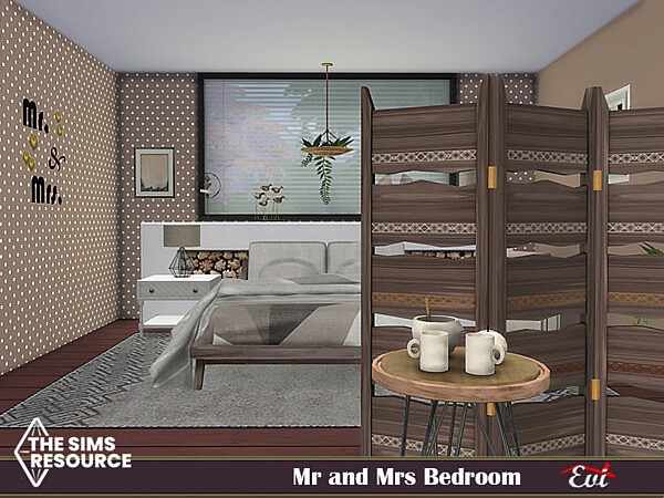 Mr. and Mrs Bedroom by evi from TSR