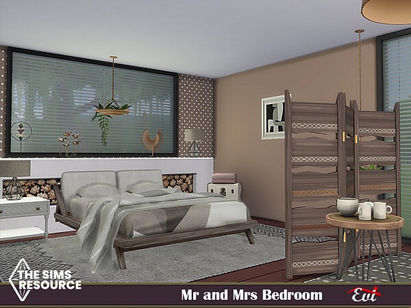 Mr. and Mrs Bedroom by evi from TSR
