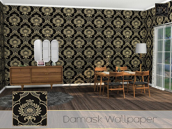 Damask Wallpaper TX by theeaax from TSR
