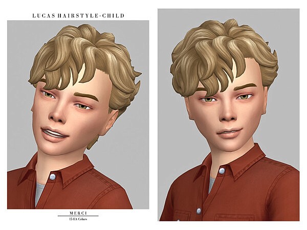 Lucas Hairstyle Child by Merci from TSR