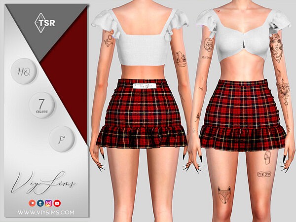 Skirt High School  by Viy Sims from TSR