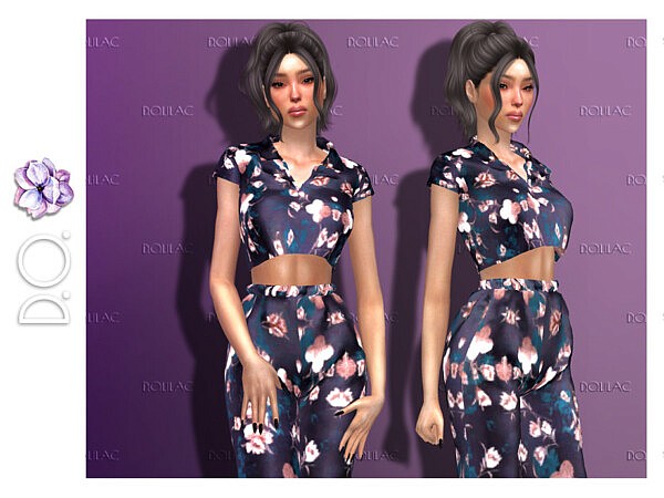 Sleepwear Top by D.O.Lilac from TSR