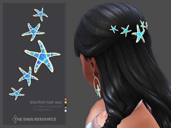 Starfish hair acc by sugar owl from TSR