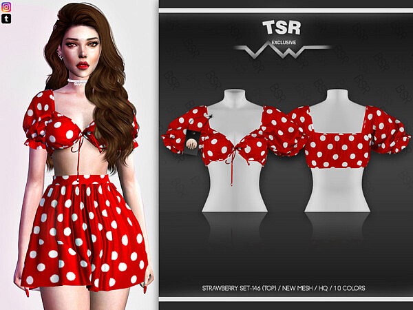 Starwberry Set 146 Top by busra tr from TSR