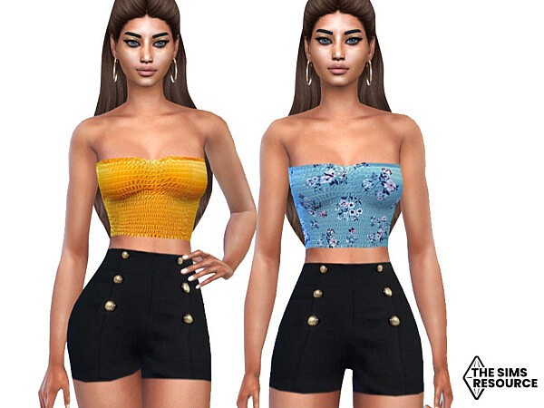 Summer Shorts Outfit by Saliwa from TSR