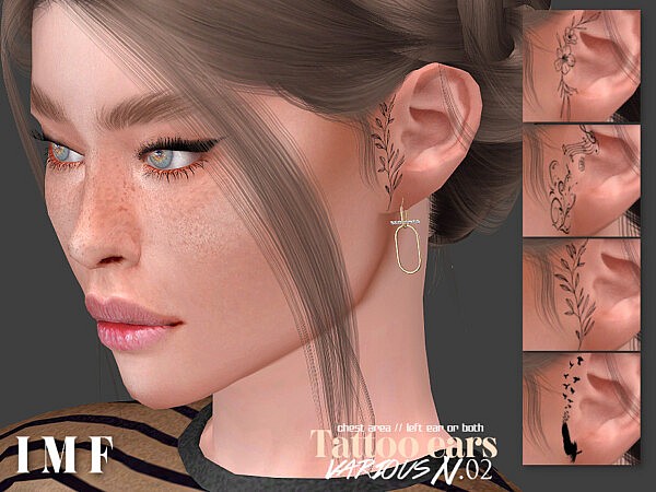 Tattoo Ears Various N.02 by IzzieMcFire from TSR