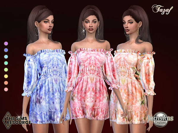 Tazaf dress by jomsims from TSR