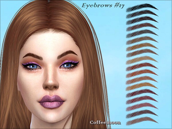 Thin tousled eyebrows by coffeemoon from TSR