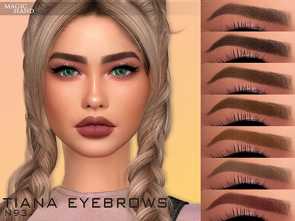 Tiana Eyebrows N93 by MagicHand from TSR
