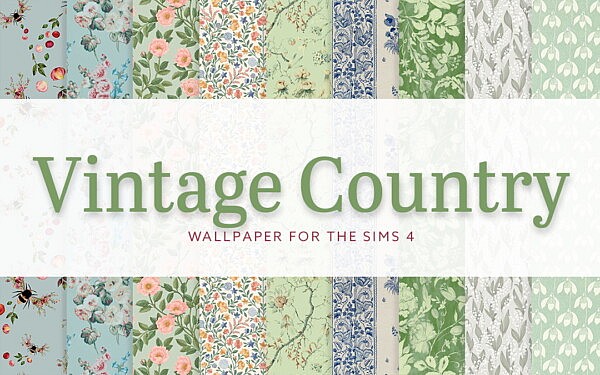 Vintage Country Wallpaper I from Simplistic