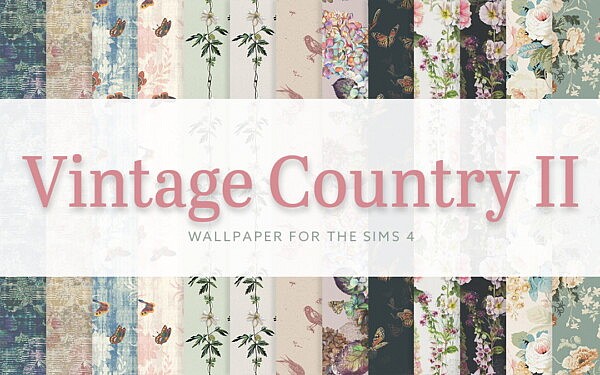 Vintage Country Wallpaper II from Simplistic