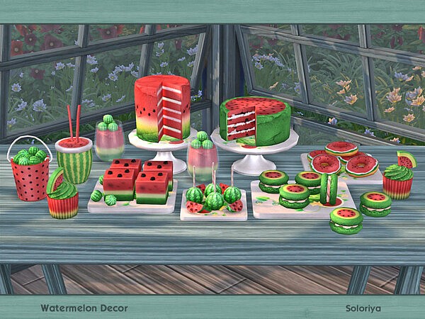 Watermelon Decor by soloriya from TSR