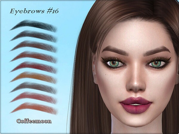 Well groomed realistic eyebrows by coffeemoon from TSR