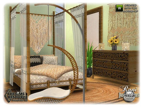 Rani bedroom by jomsims from TSR