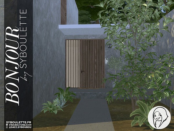 Bonjour Front door set   Part 2 by Syboubou from TSR