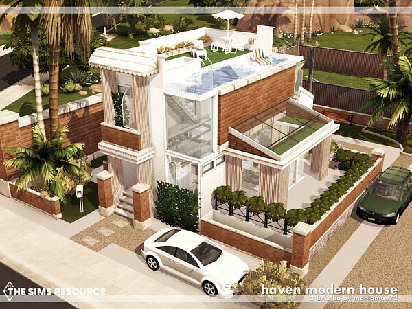 Haven Modern House by Moniamay72 from TSR