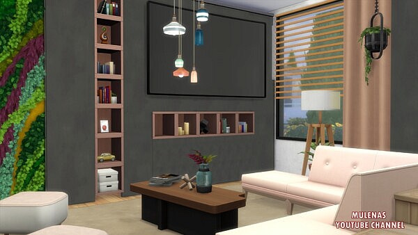 Modern family home from Sims 3 by Mulena