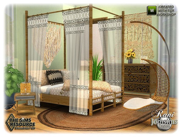 Rani bedroom by jomsims from TSR