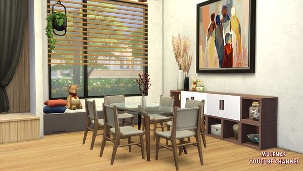 Modern family home from Sims 3 by Mulena
