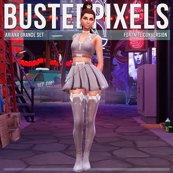Fortnite Ariana Grande Hair from Busted Pixels