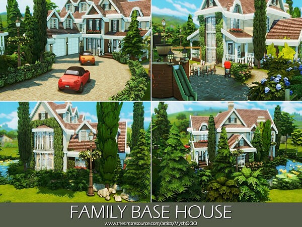 Family Base House by MychQQQ from TSR