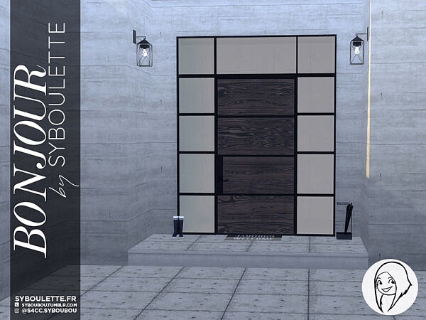 Bonjour Front door set   Part 1 by Syboubou from TSR