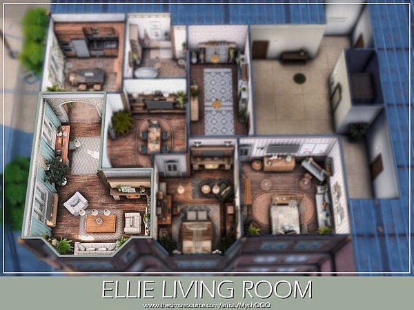 Ellie Living Room by MychQQQ from TSR