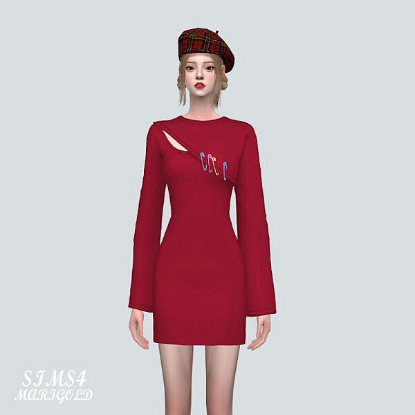 T W 72 Mini Dress from SIMS4 Marigold