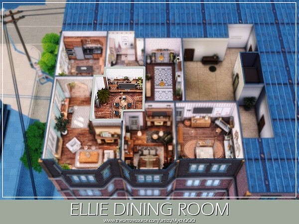 Ellie Dining Room by MychQQQ from TSR