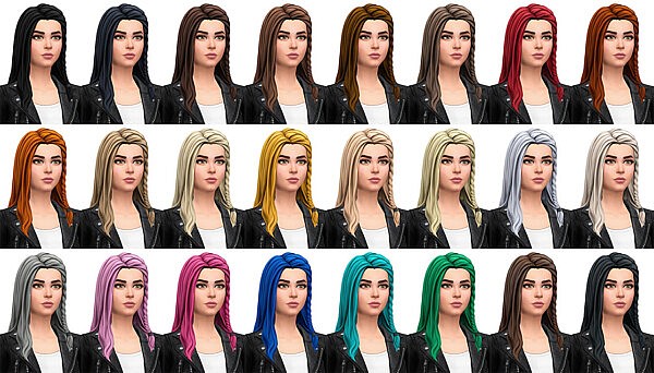Fortnite Misc Hair Set 01 from Busted Pixels