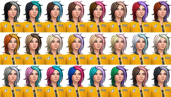 Fortnite Misc Hair Set 01 from Busted Pixels