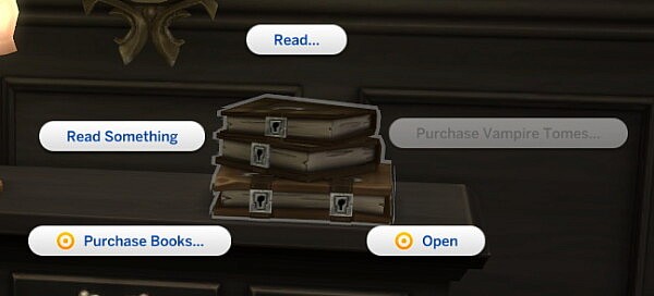 Books and Magazines as Bookshelves by Ilex from Mod The Sims