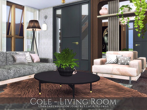 Cole   Living Room by Rirann from TSR