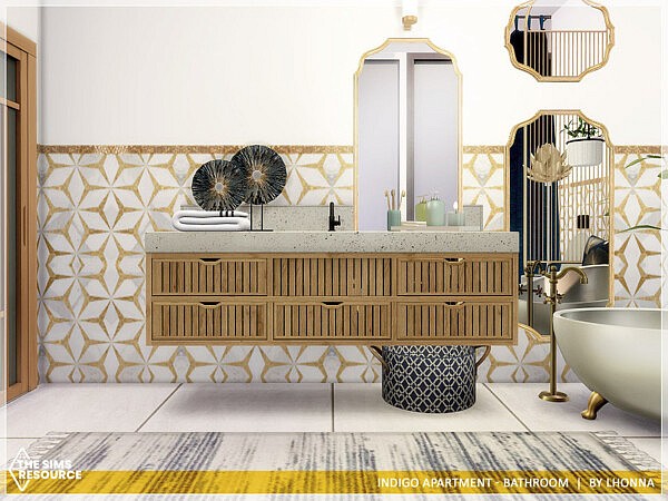 Indigo Apartment   Bathroom I by Lhonna from TSR