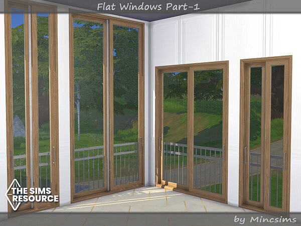 Flat Windows part.1 by Mincsims from TSR