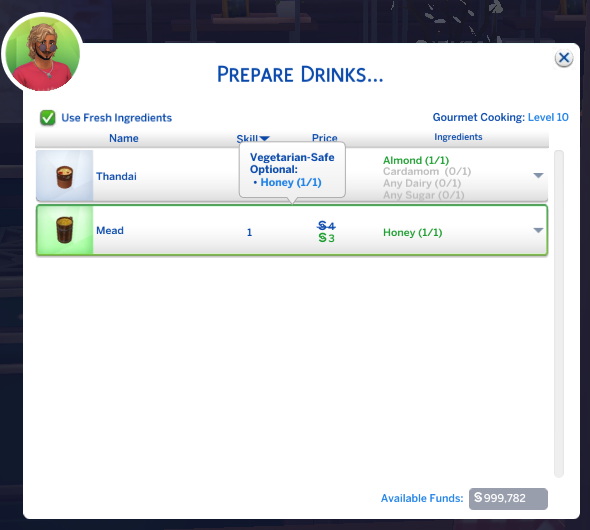 Mead   New Custom Recipe by RobinKLocksley from Mod The Sims