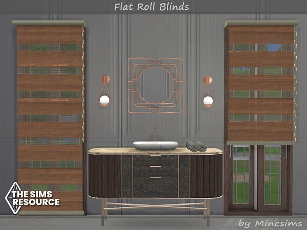Flat Roll Blinds by Mincsims from TSR