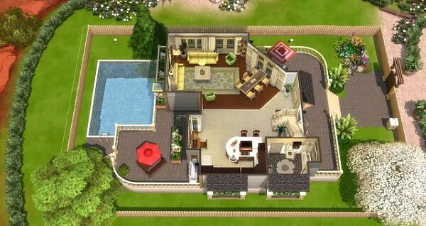 Brookside House by Oldbox from All4Sims