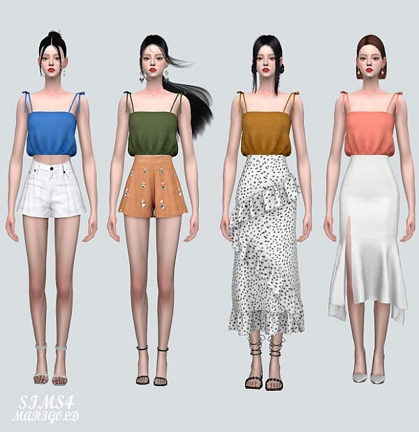 40 Ribbon ST Top from SIMS4 Marigold