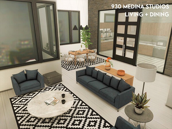 930 Medina Studios   Living and Dining by xogerardine from TSR