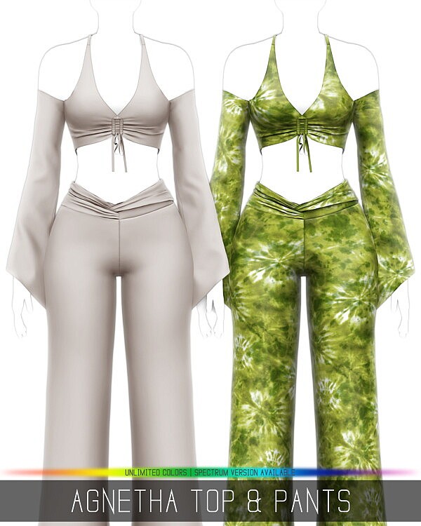 Agnetha Top and Pants from Simpliciaty