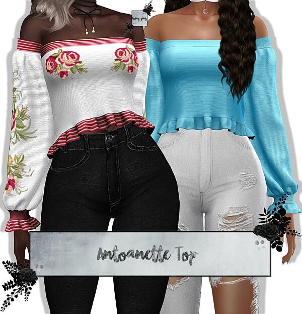 Antoanette Top from LumySims