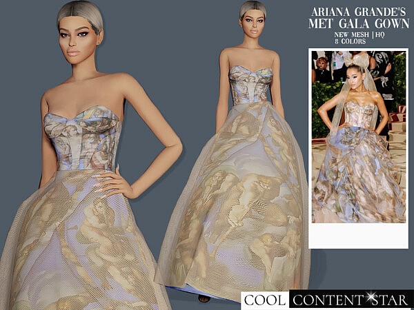 Ariana Grandes Met Gala Gown  by sims2fanbg from TSR