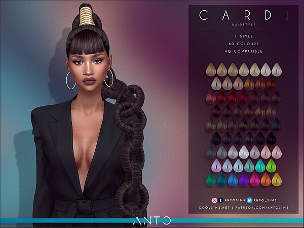 Cardi Hair by Anto from TSR