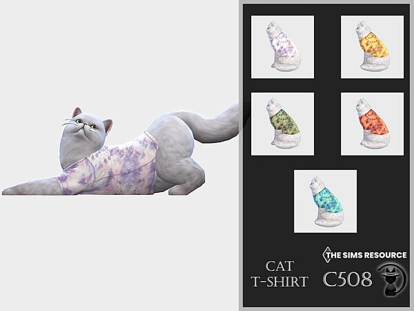 Cat T shirt C508 by turksimmer from TSR