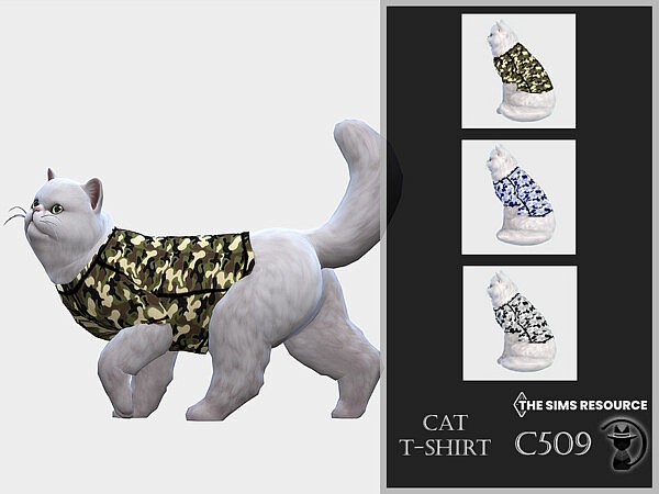 Cat T shirt C509 by turksimmer from TSR